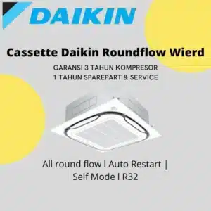 Cassette Daikin Roundflow Wierd