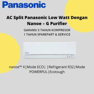 AC Split Panasonic Low Watt Dengan Nanoe – G Purifier