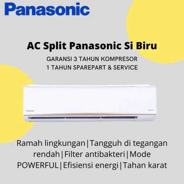 AC Split Panasonic Si Biru