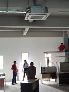 PEMASANGAN AC CASSETTE 5 PK UNTUK PROYEK KANTOR