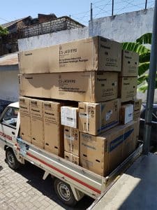 Pengiriman AC untuk proyek kantor
