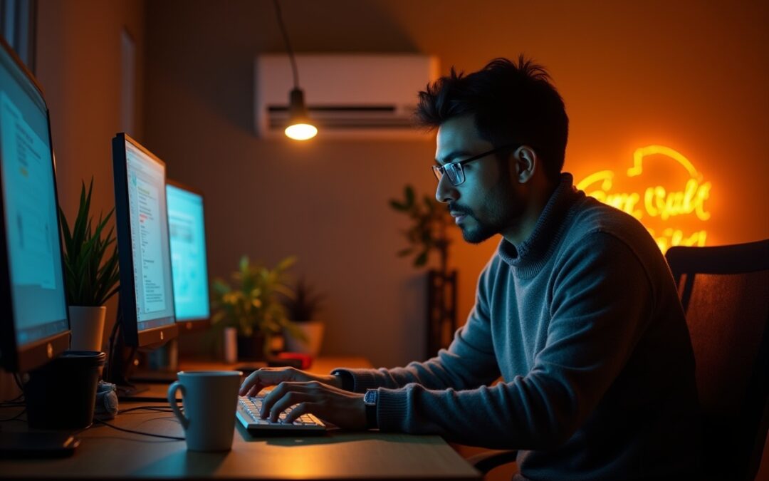 AC di ruang kerja modern
