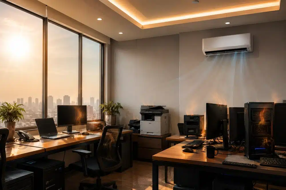 Pengaruh Heat Load Ruangan terhadap Performa AC Saat Musim Kemarau 2 Penggunaan AC di ruang kosong