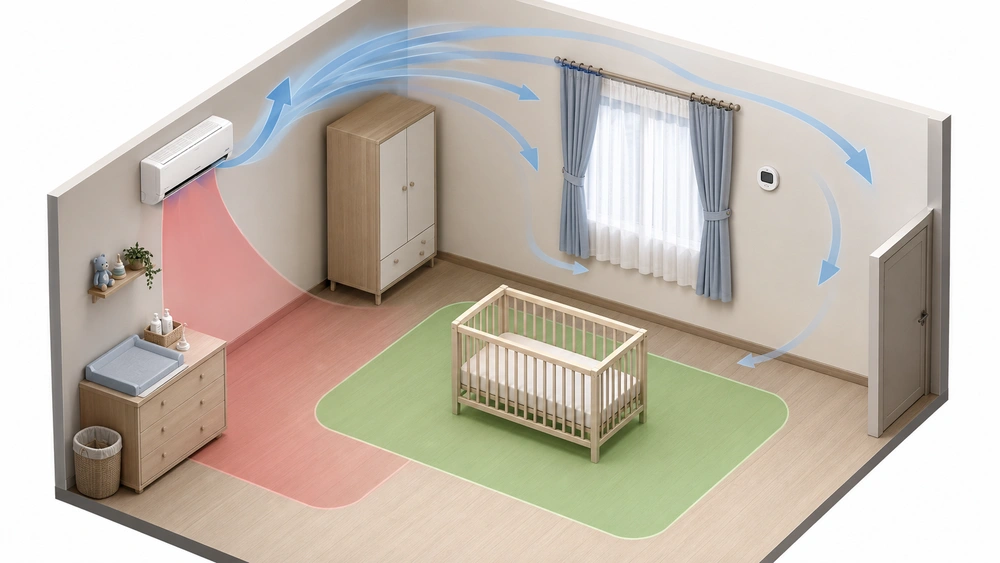 Cara Memilih AC Terbaik untuk Kamar Bayi yang Aman, Nyaman dan Hemat Listrik 1 AC untuk kamar bayi