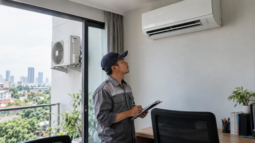 Pindah Kantor, AC Lama Ikut Dipindah atau Beli Baru? Jangan Putuskan Sebelum Cek Ini! 1 Hitung biaya bongkar pasang AC