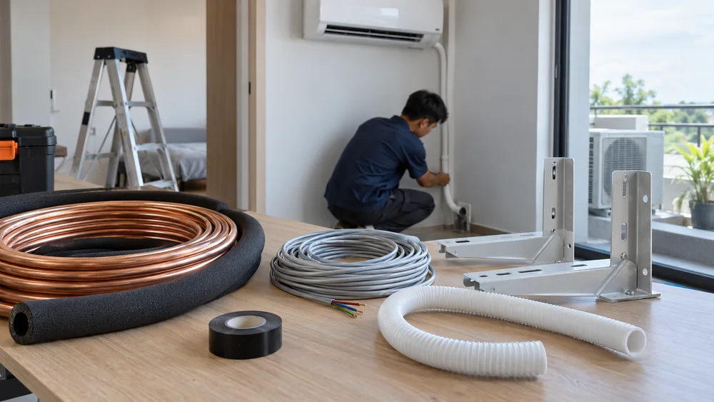 Jangan Sampai Budget Membengkak! Cek 4 Komponen Biaya Pemasangan AC 1 Pemasangan AC indoor